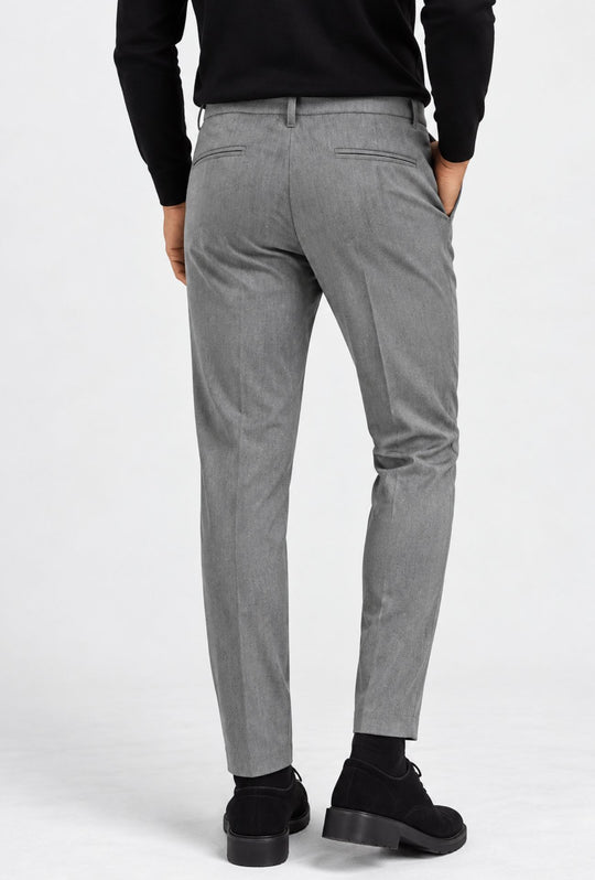 Pantalone uomo Pantalaccio mezzo elastico elegante Dresserd - GRIGIO