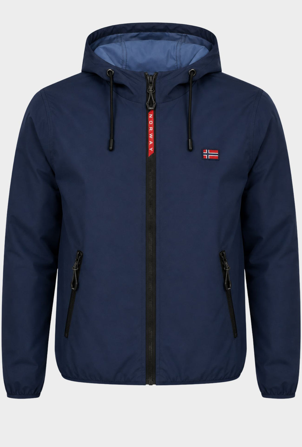 Giubbino Tecnico Uomo Norway  con Cappuccio- BLU NAVY