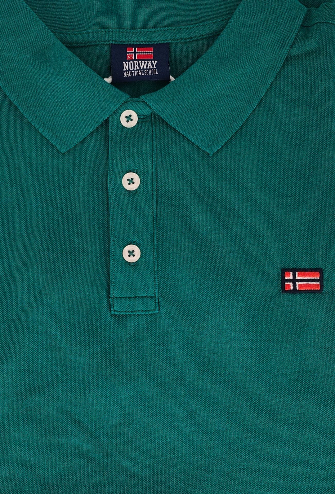 Polo Uomo NORWAY mezza manica 100% Cotone Tinta Unita - VERDE