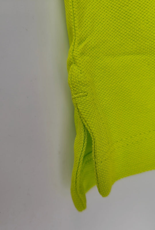 Polo Uomo NORWAY mezza manica 100% Cotone Tinta Unita - VERDE ACIDO