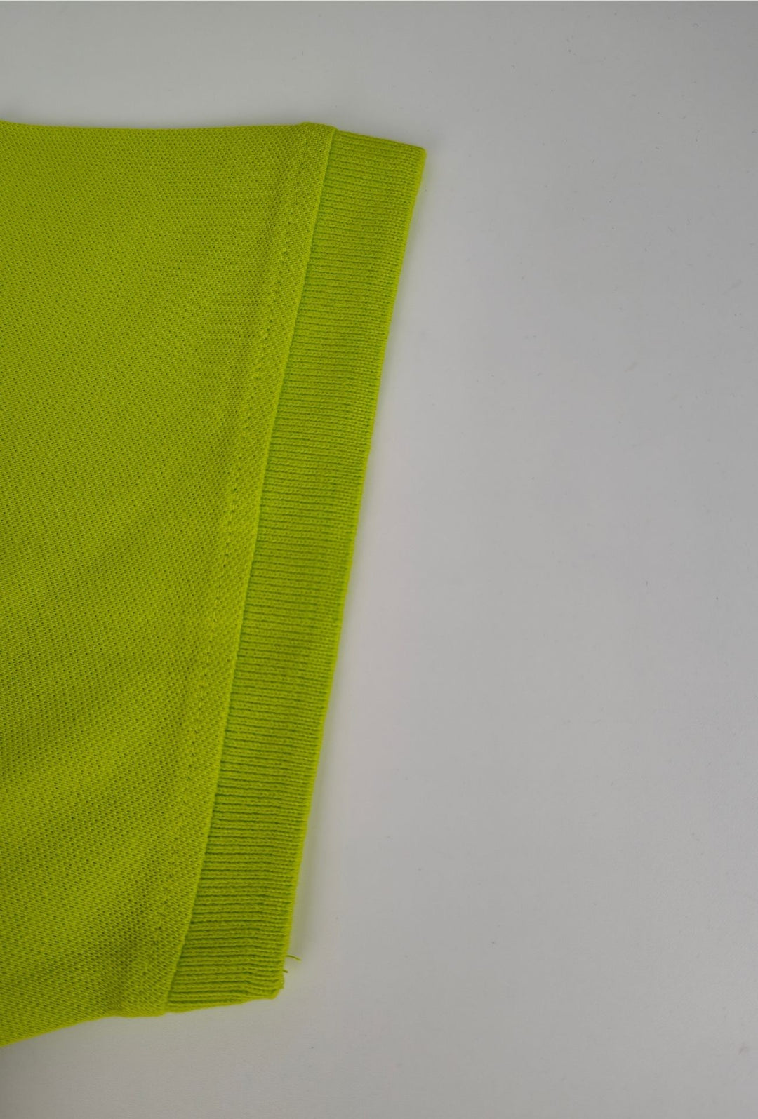 Polo Uomo NORWAY mezza manica 100% Cotone Tinta Unita - VERDE ACIDO