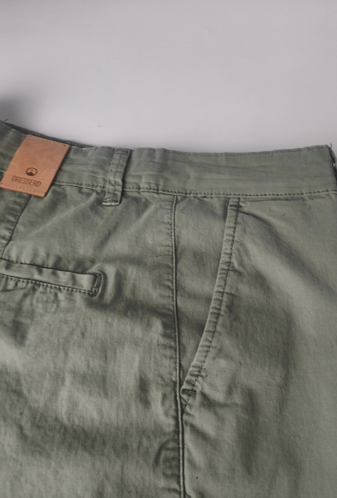 Bermuda uomo tasca america in cotone Pantaloncino Dresserd - VERDE
