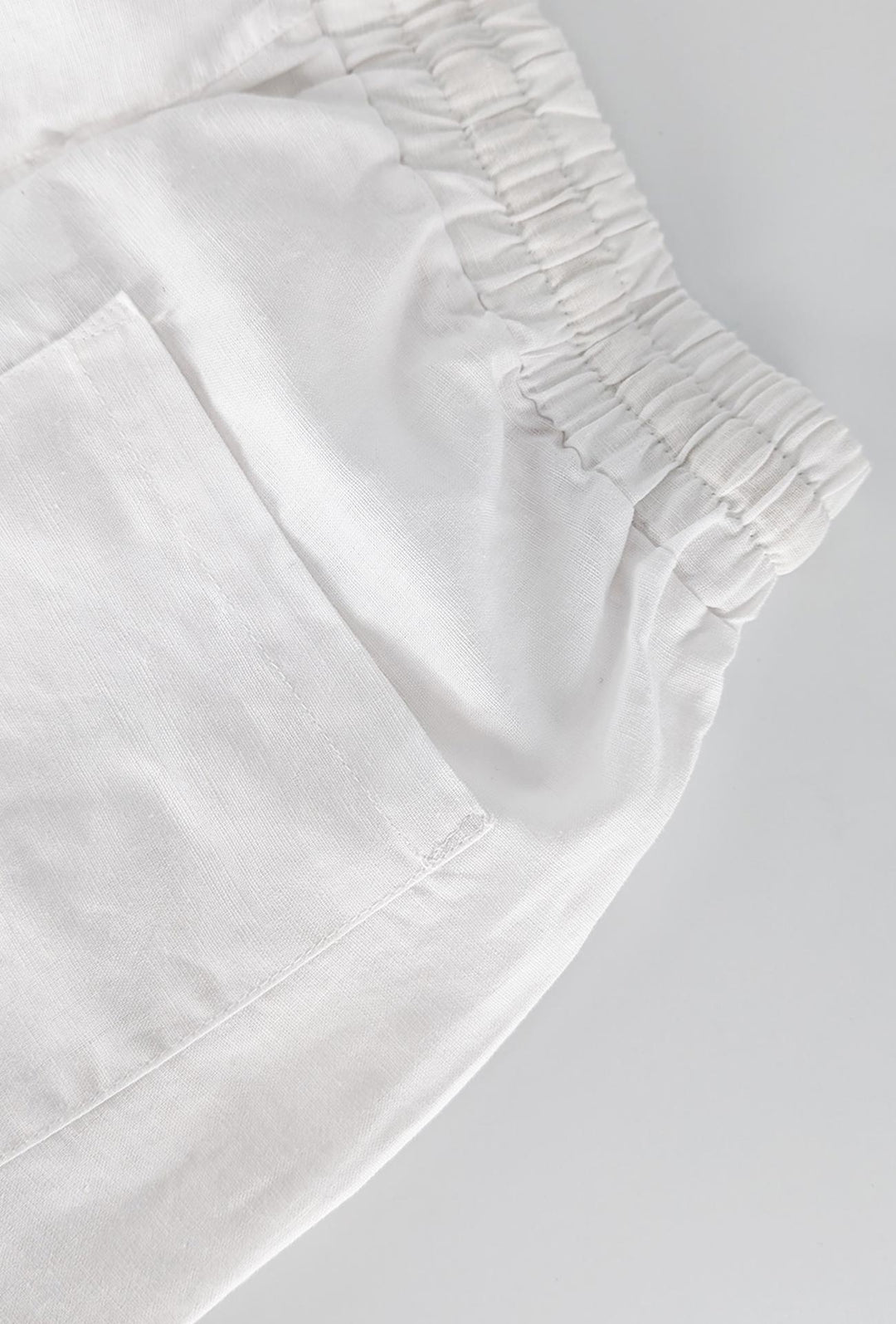 Pantalone Uomo in Lino e Cotone Pantalaccio - BIANCO