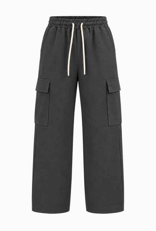 Pantalaccio Uomo Baggy con Tasconi Laterali- NERO