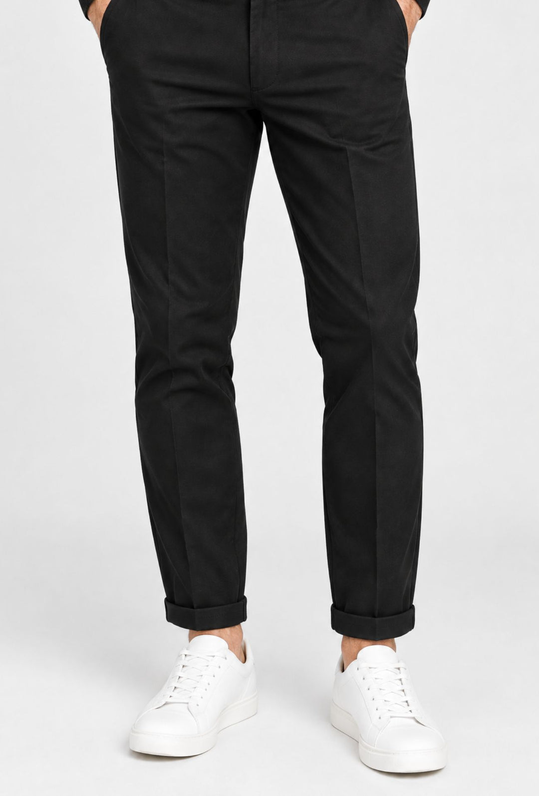 Pantalaccio Uomo invernale Mezzo Elastico modello capri tasca america DRESSERD- NERO