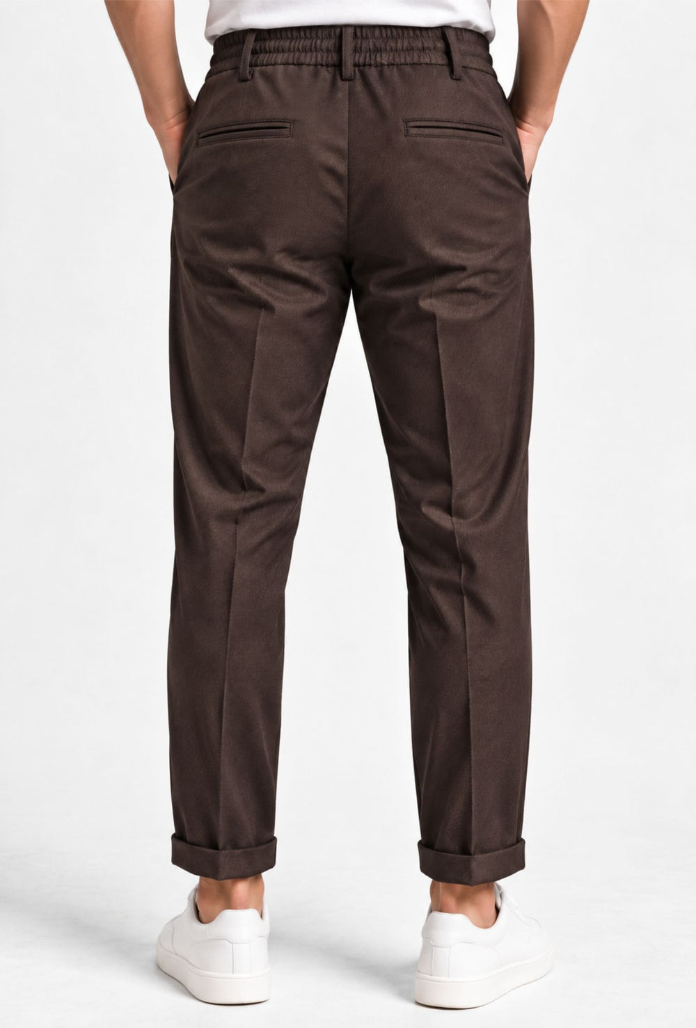 Pantalaccio Uomo invernale Mezzo Elastico modello capri tasca america DRESSERD- MORO