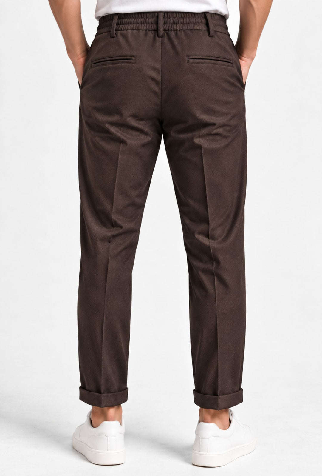 Pantalaccio Uomo invernale Mezzo Elastico modello capri tasca america DRESSERD- MORO