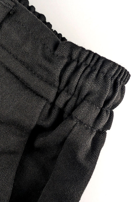 Pantalone uomo Pantalaccio mezzo elastico elegante Dresserd - NERO