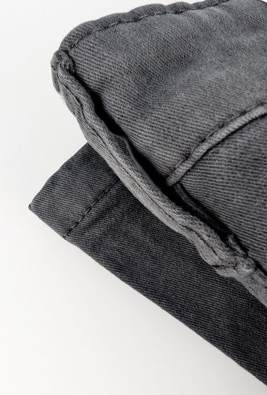 Pantalone Uomo 5 Tasche in gabardina stretch invernale - GRIGIO