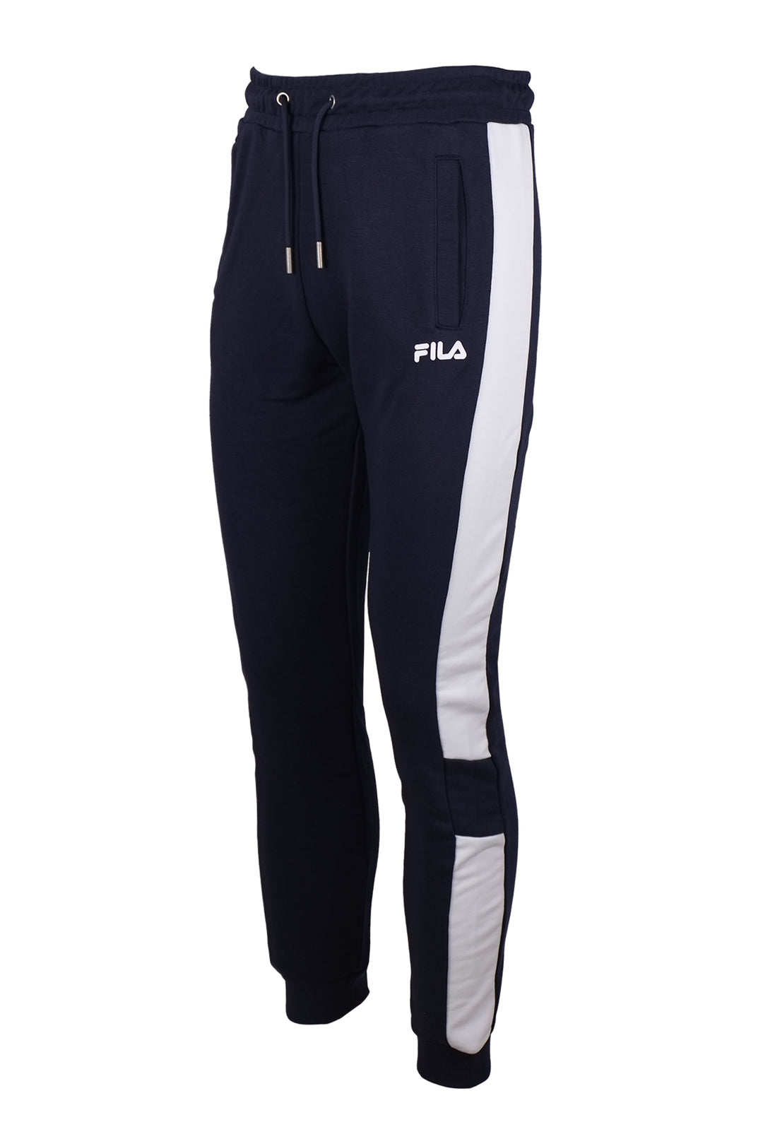 Pantalone uomo FILA Black iris bright white Fitness