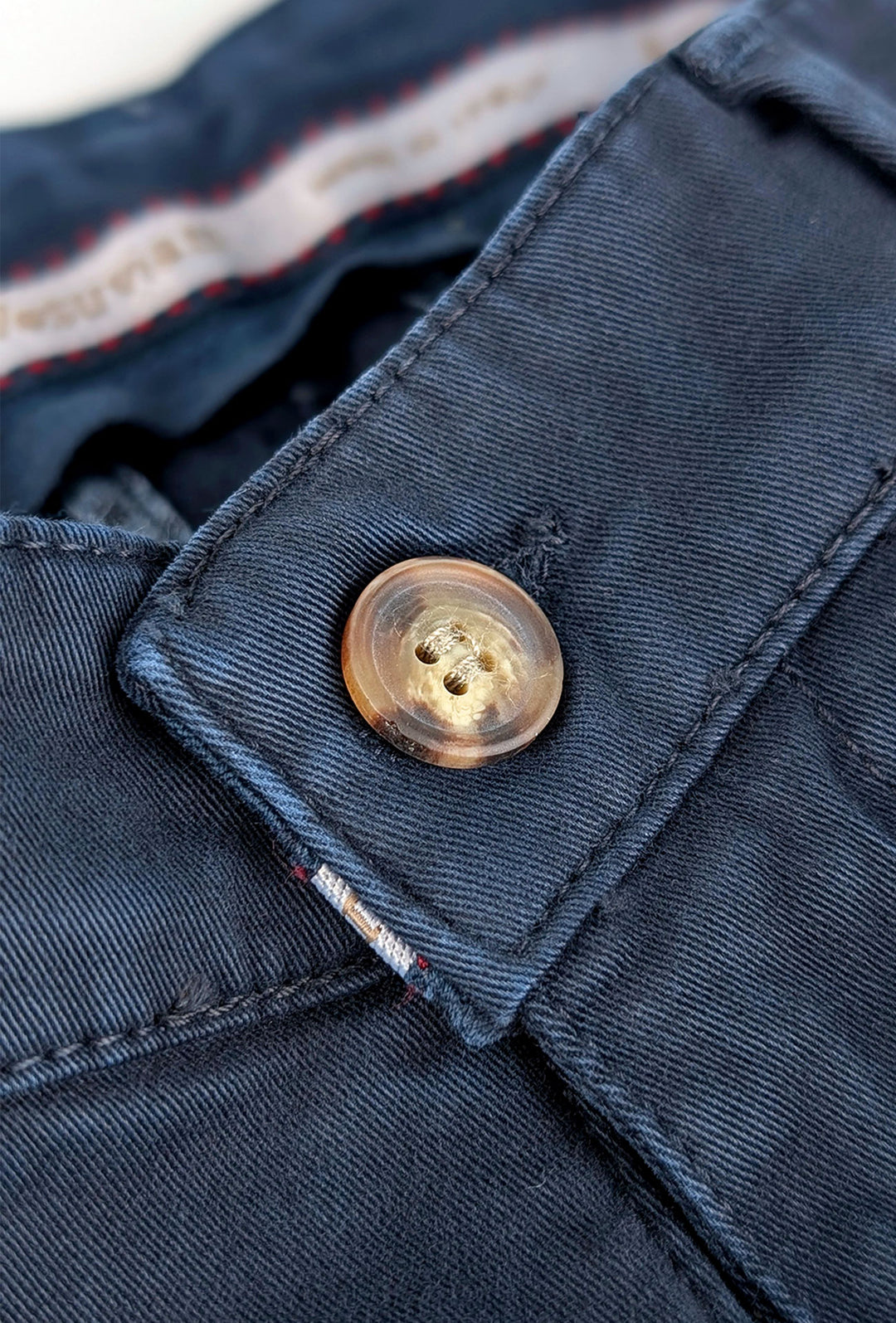 Pantalone Uomo Gamba Stretta Tasca America Invernale Pantaloni Dresserd - BLU