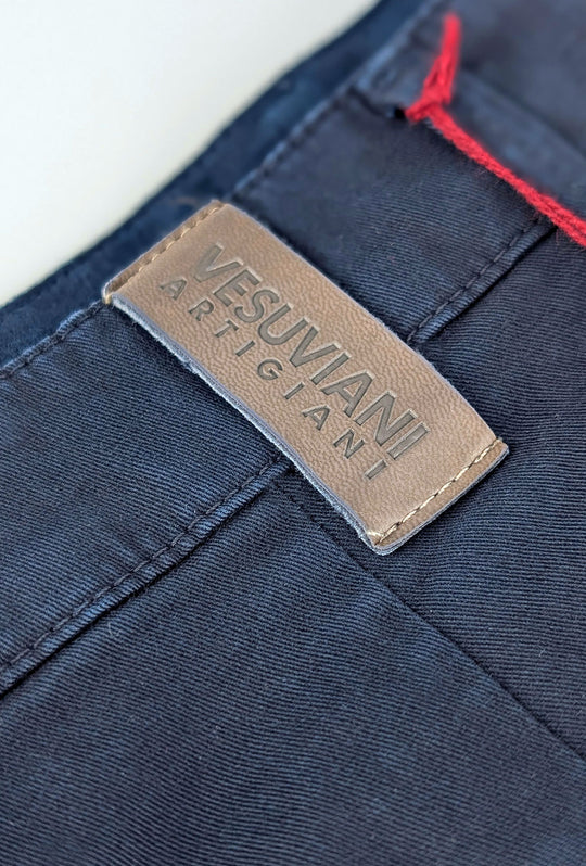 Pantalone Uomo Gamba Stretta Tasca America Invernale Pantaloni Dresserd - BLU
