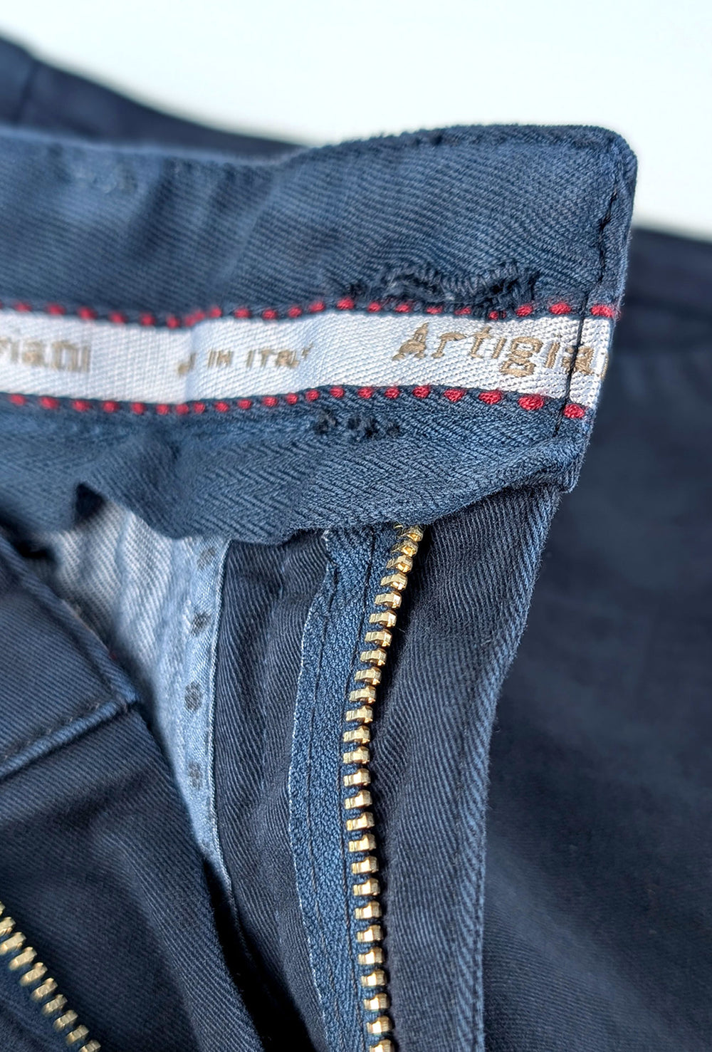Pantalone Uomo Gamba Stretta Tasca America Invernale Pantaloni Dresserd - BLU