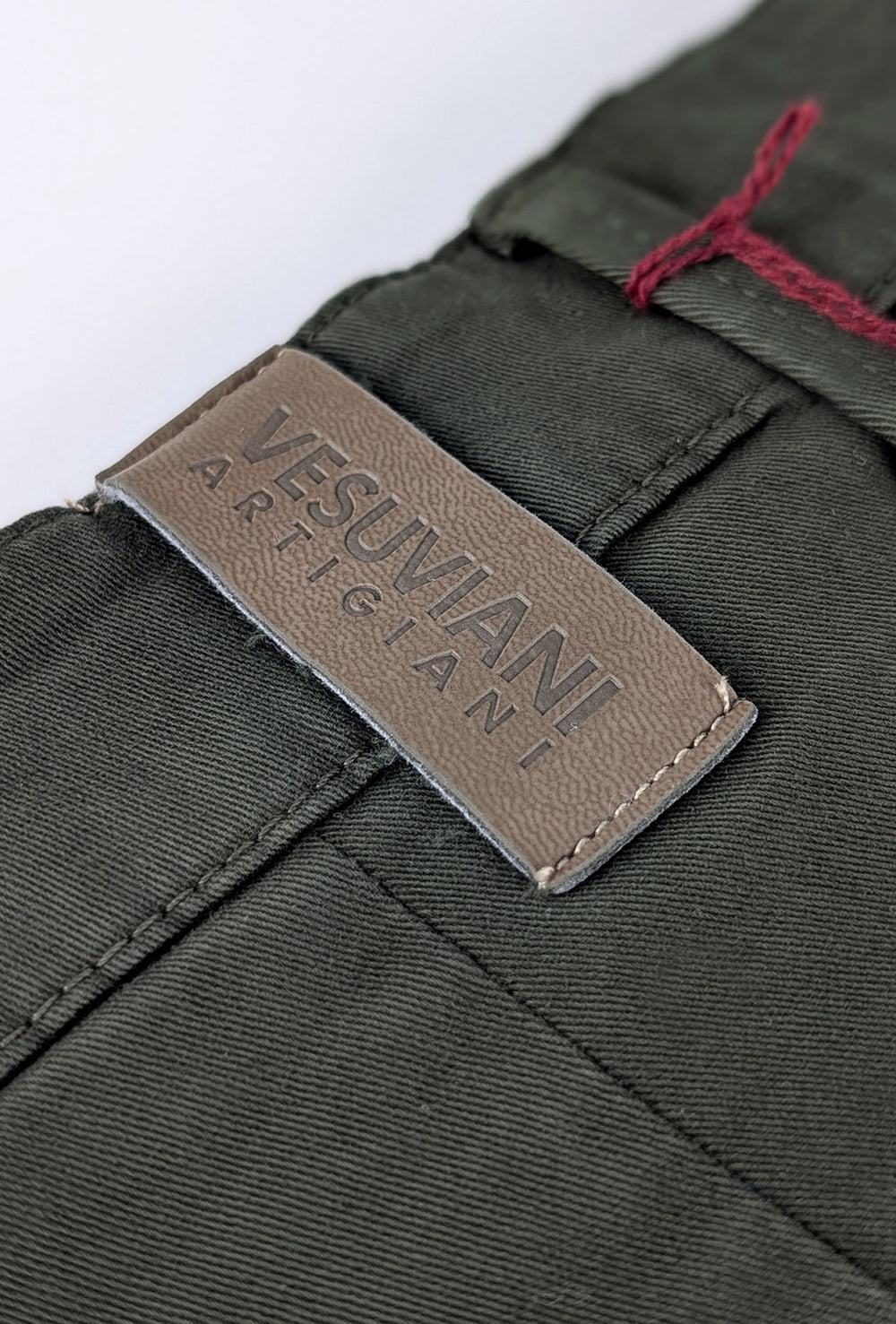Pantalone Uomo Gamba Stretta Tasca America Invernale Pantaloni Dresserd - VERDE MILITARE