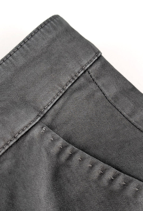Pantalone Uomo Gamba Stretta Tasca America Invernale Pantaloni Dresserd - GRIGIO SCURO