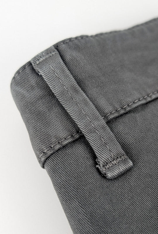 Pantalone Uomo Gamba Stretta Tasca America Invernale Pantaloni Dresserd - GRIGIO SCURO