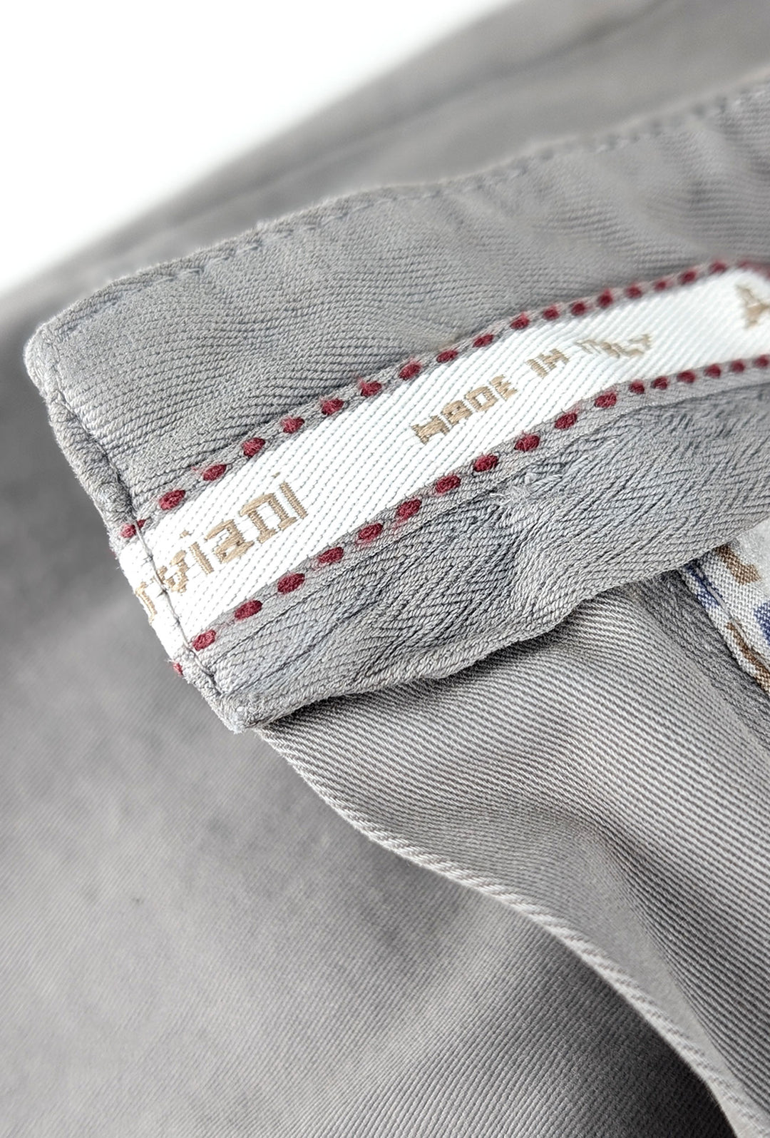 Pantalone Uomo Gamba Stretta Tasca America Invernale Pantaloni Dresserd - GRIGIO CHIARO