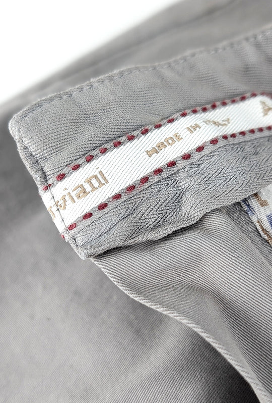 Pantalone Uomo Gamba Stretta Tasca America Invernale Pantaloni Dresserd - GRIGIO CHIARO