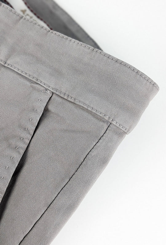 Pantalone Uomo Gamba Stretta Tasca America Invernale Pantaloni Dresserd - GRIGIO CHIARO