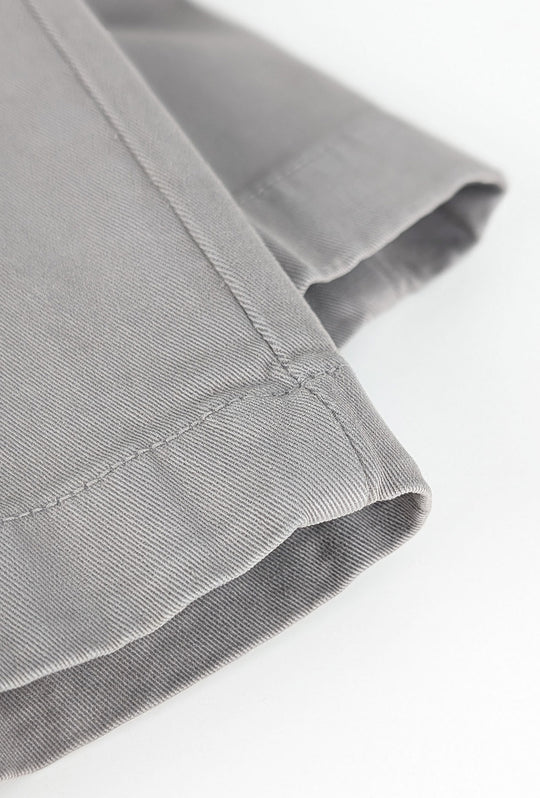 Pantalone Uomo Gamba Stretta Tasca America Invernale Pantaloni Dresserd - GRIGIO CHIARO