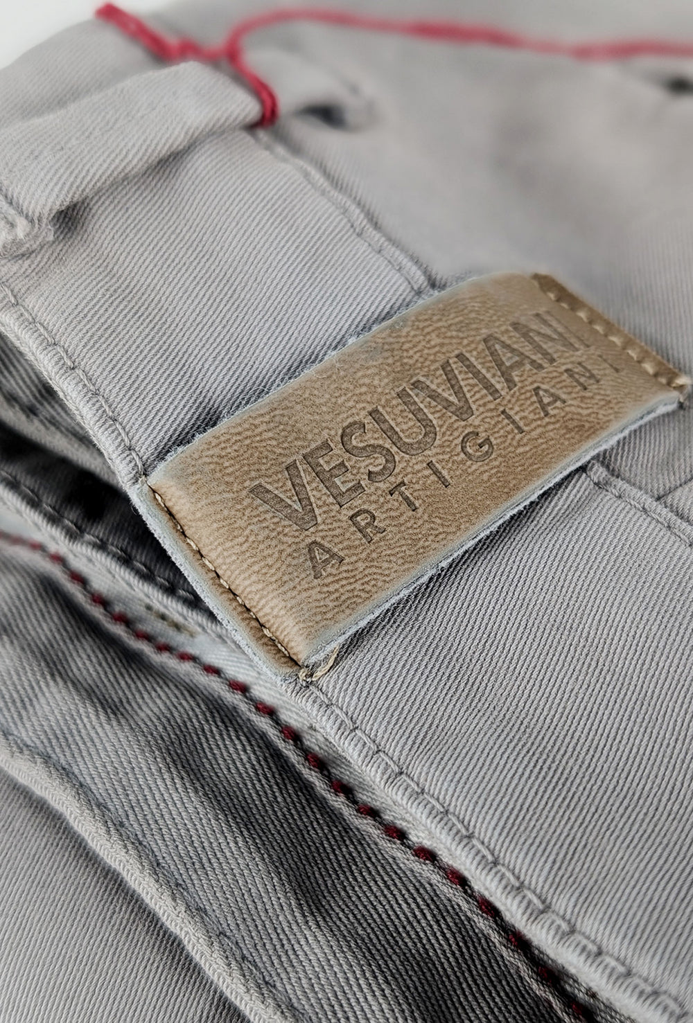 Pantalone Uomo Gamba Stretta Tasca America Invernale Pantaloni Dresserd - GRIGIO CHIARO