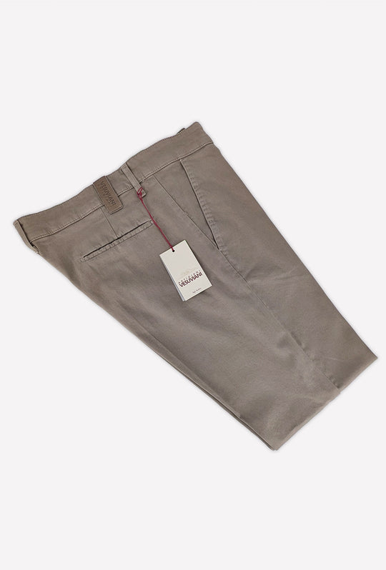 Pantalone Uomo Gamba Stretta Tasca America Invernale Pantaloni Dresserd - FANGO