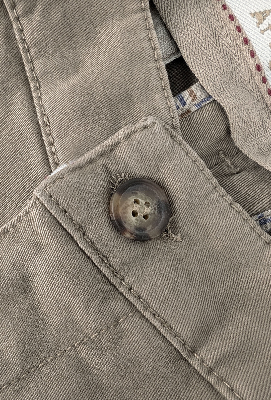 Pantalone Uomo Gamba Stretta Tasca America Invernale Pantaloni Dresserd - FANGO