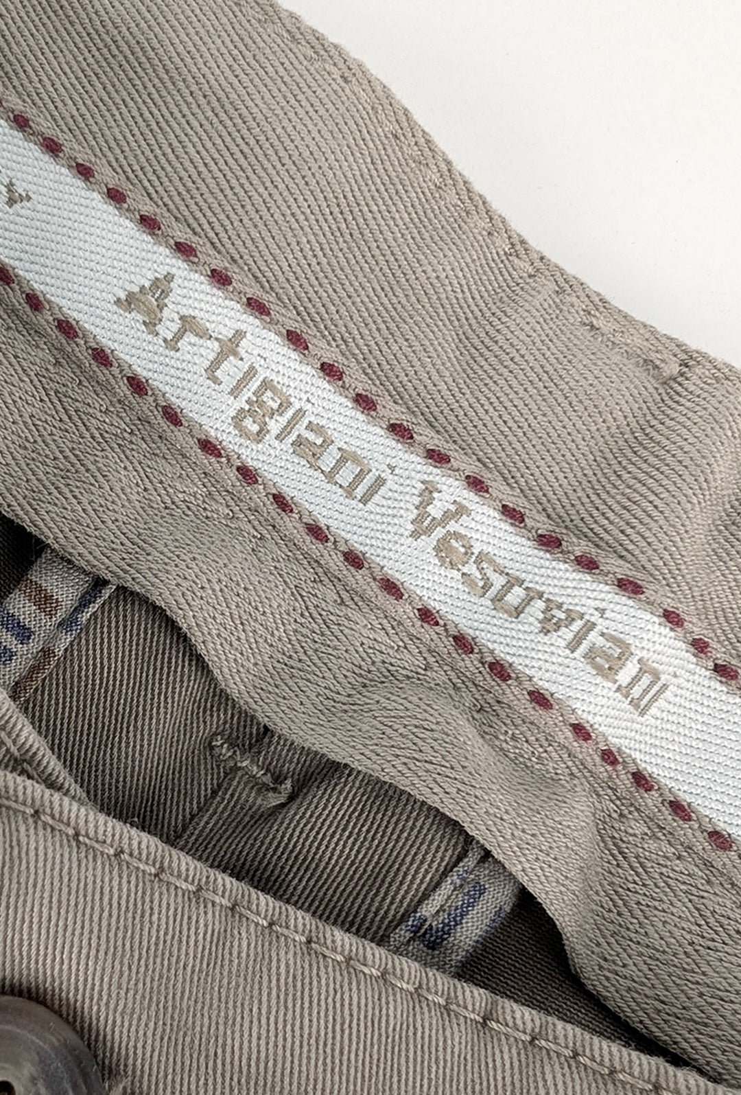 Pantalone Uomo Gamba Stretta Tasca America Invernale Pantaloni Dresserd - FANGO