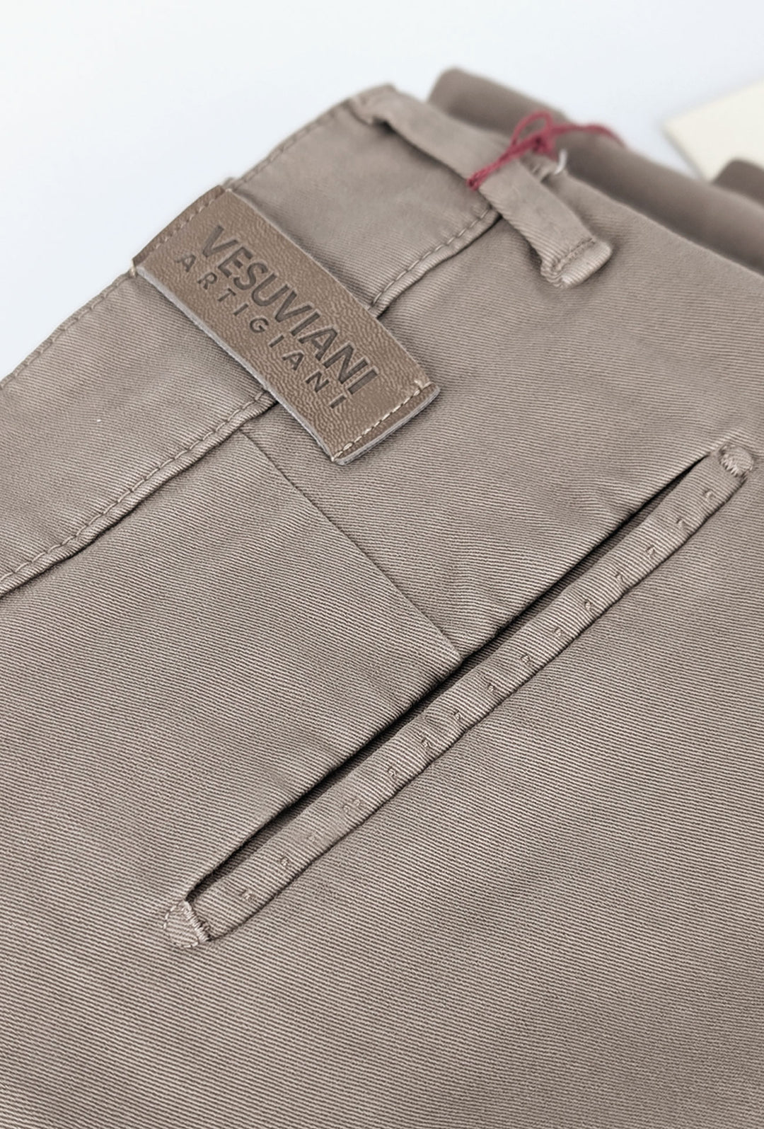 Pantalone Uomo Gamba Stretta Tasca America Invernale Pantaloni Dresserd - FANGO