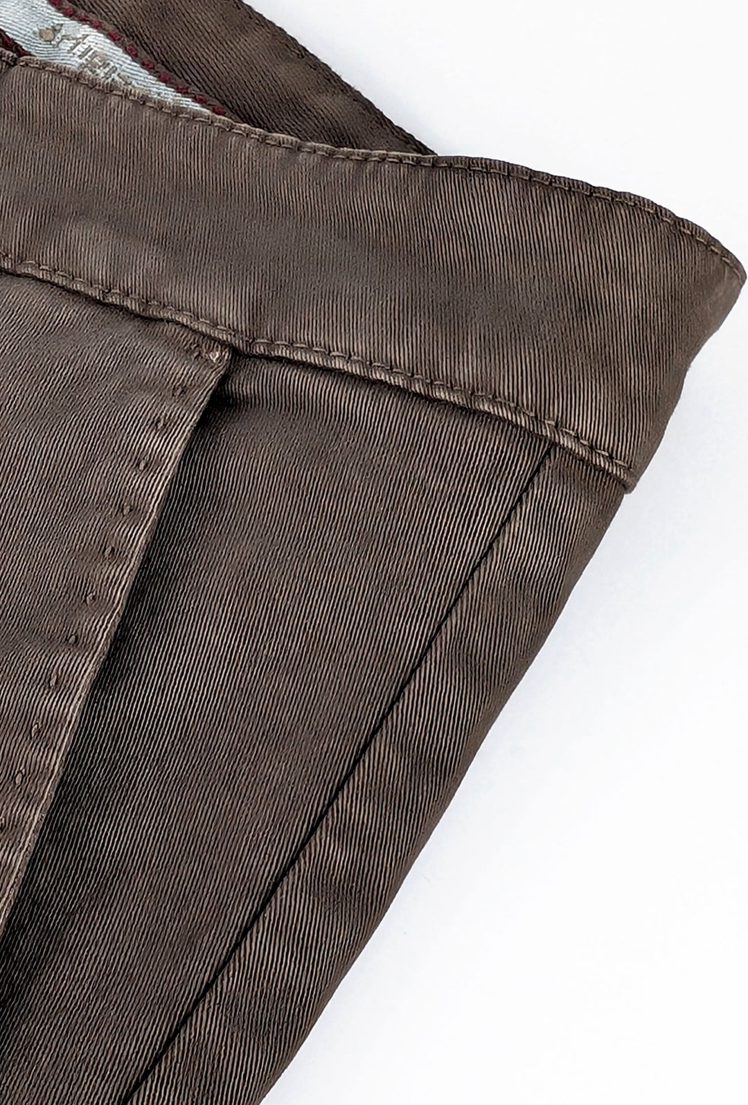 Pantalone Uomo Gamba Stretta Tasca America Invernale Pantaloni Dresserd - MARRONE
