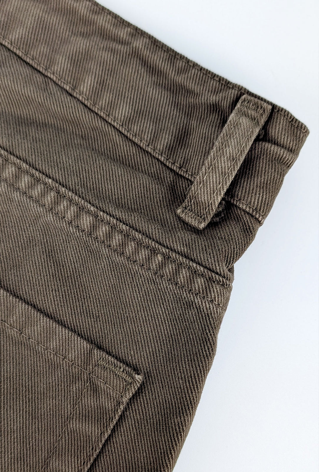 Pantalone uomo in caldo cotone fondo ampio regular fit - MARRONE