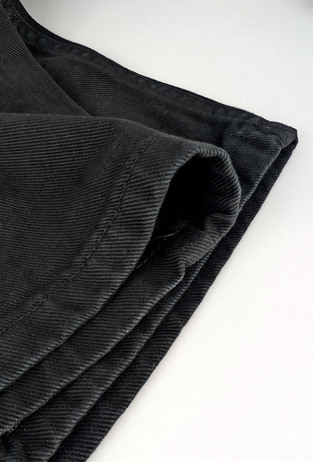 Pantalone uomo in caldo cotone fondo ampio regular fit - NERO