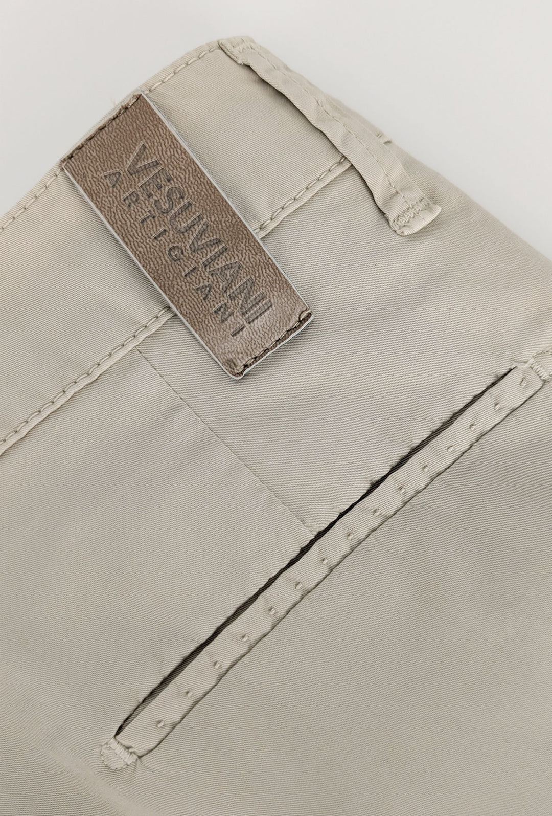 Pantalone Uomo Cotone Leggero Made in Italy Slim Fit Gamba stretta Dresserd -  BEIGE