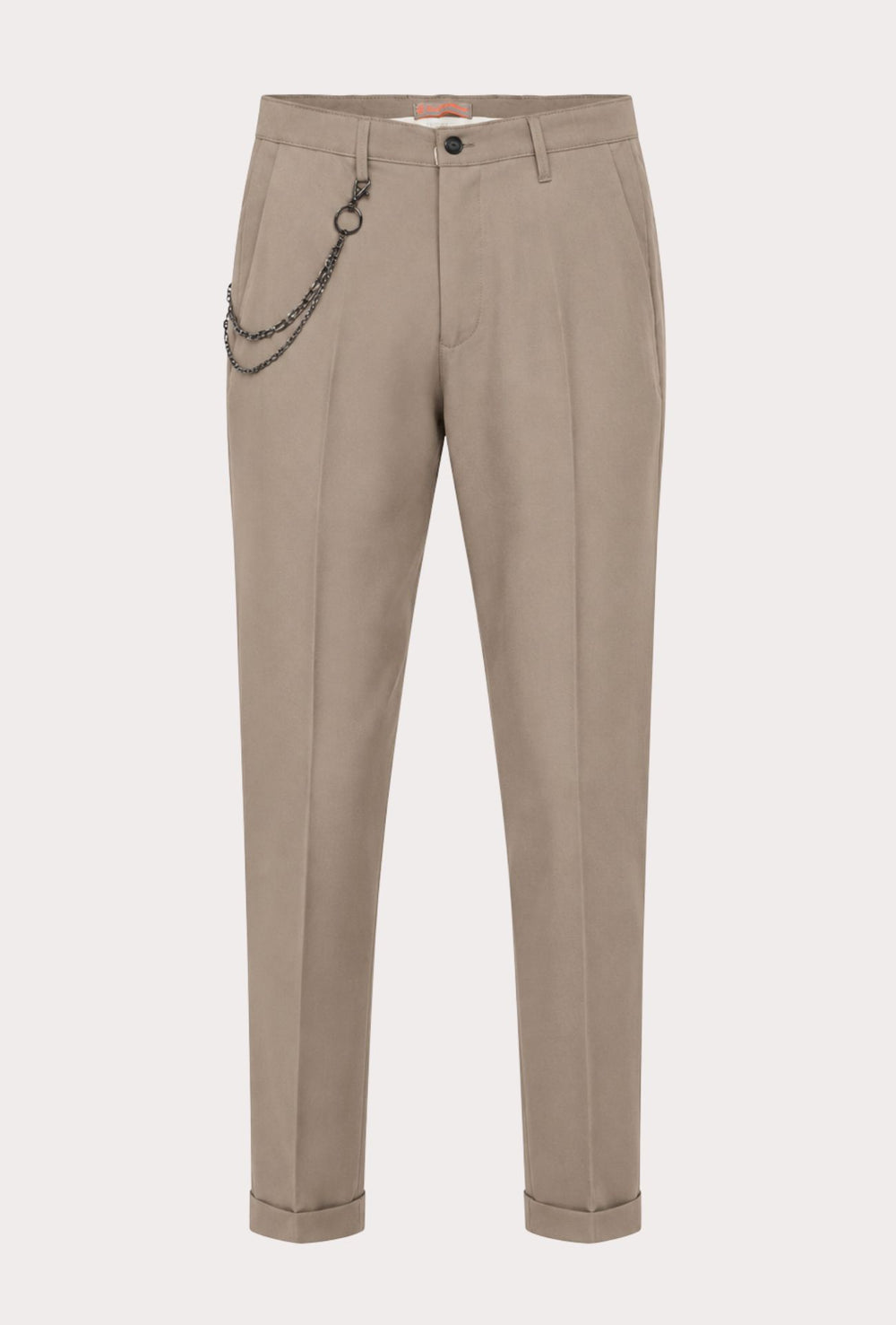 Pantalone uomo slim fit in viscosa DRESSERD - FANGO