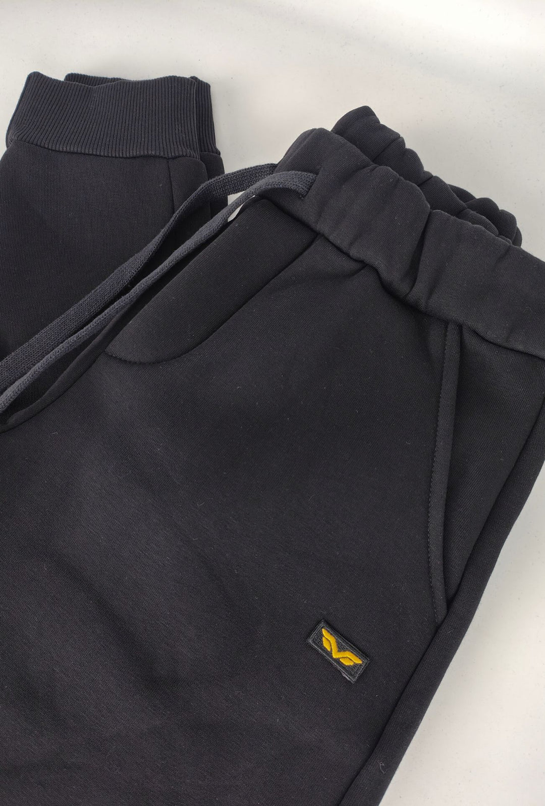 Pantalone di Tuta uomo ARMATA DI MARE cotone felpato- NERO