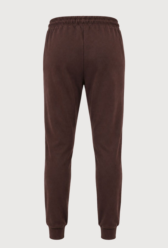 Pantalone Tuta Uomo MEED MILANO in cotone Logo Ricamato- CACAO