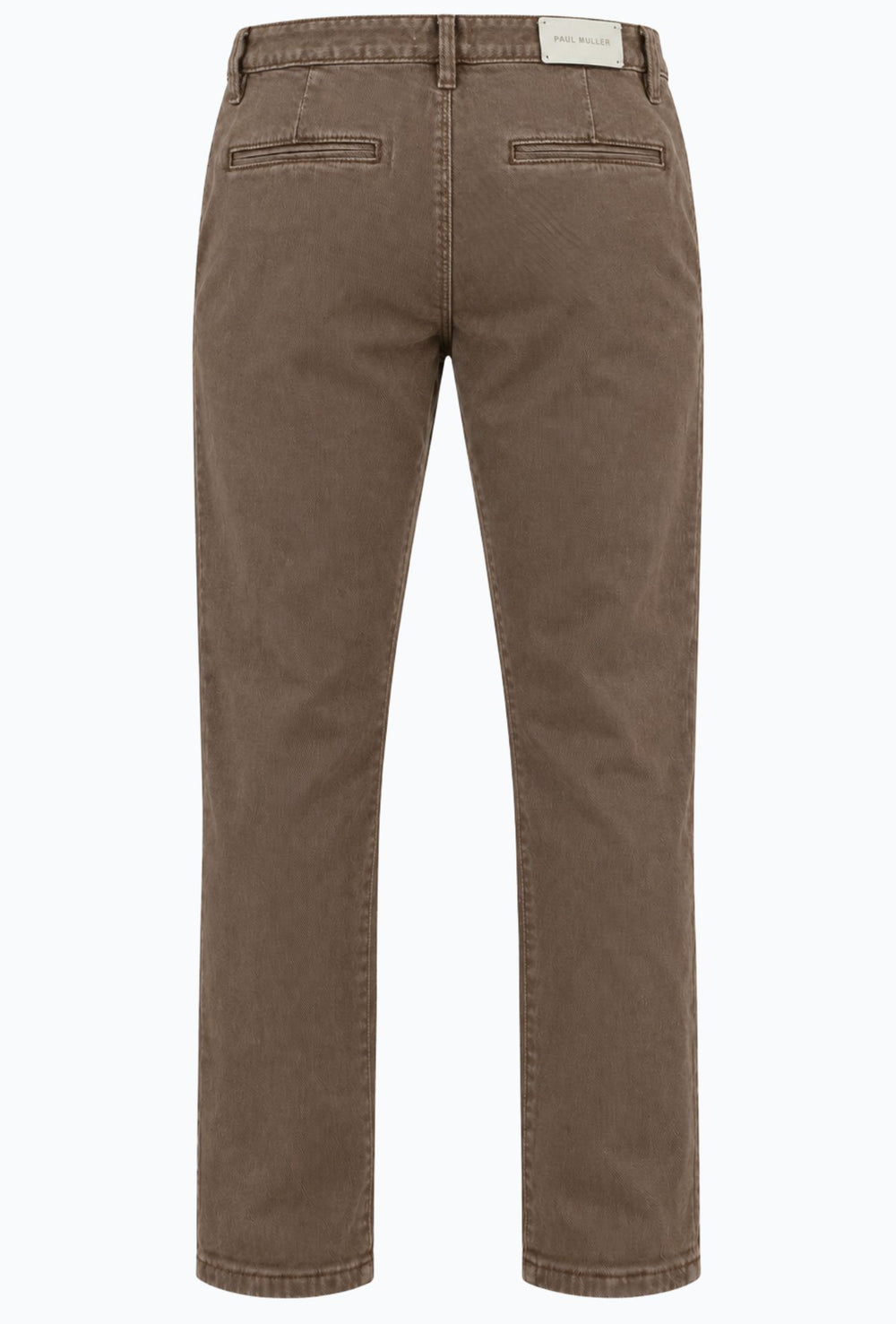 Pantalone Uomo Invernale DRESSERD Effetto Jeansato Tasca America Regular Fit- CAFFE'