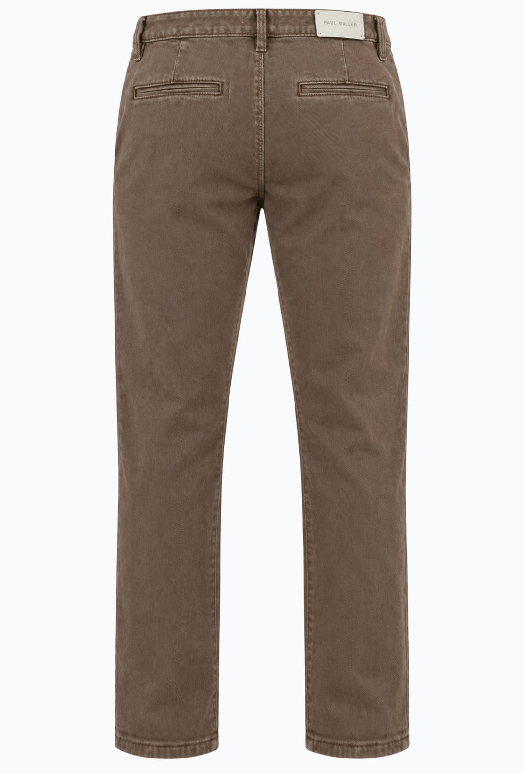 Pantalone Uomo Invernale DRESSERD Effetto Jeansato Tasca America Regular Fit- CAFFE'
