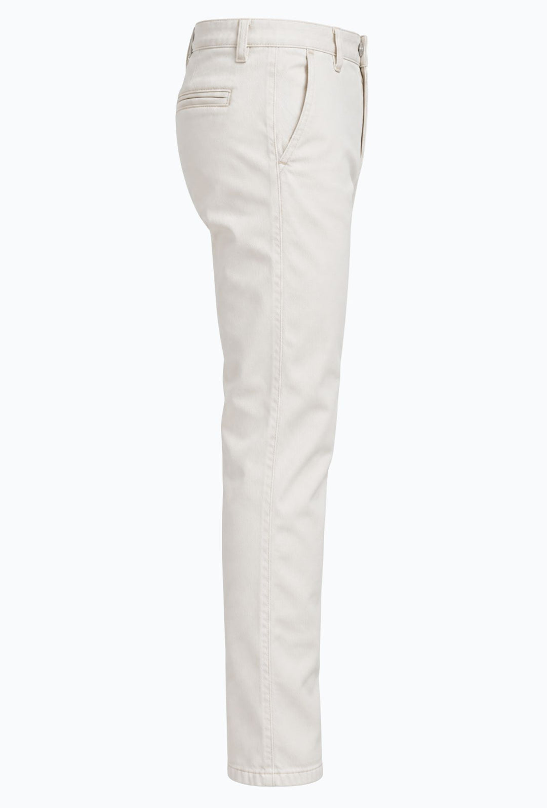 Pantalone Uomo Invernale Effetto Jeansato  DRESSERD Tasca America Regular Fit- ECRU