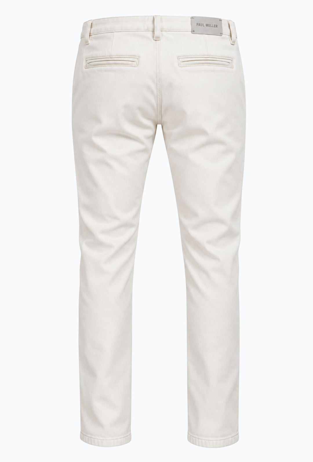 Pantalone Uomo Invernale Effetto Jeansato  DRESSERD Tasca America Regular Fit- ECRU