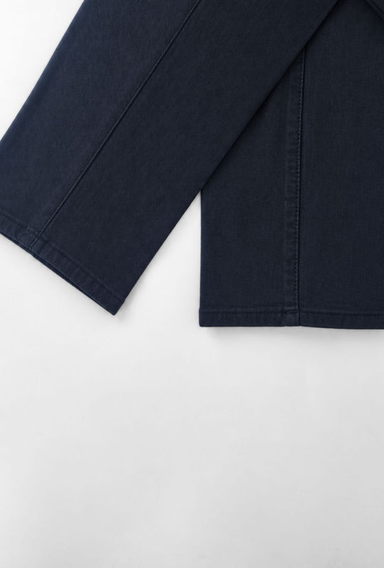 Pantalone uomo jeansato invernale  con tasche America Regular Fit- BLU