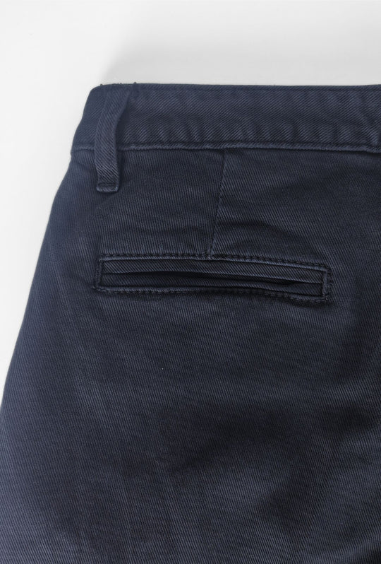 Pantalone uomo jeansato invernale  con tasche America Regular Fit- BLU