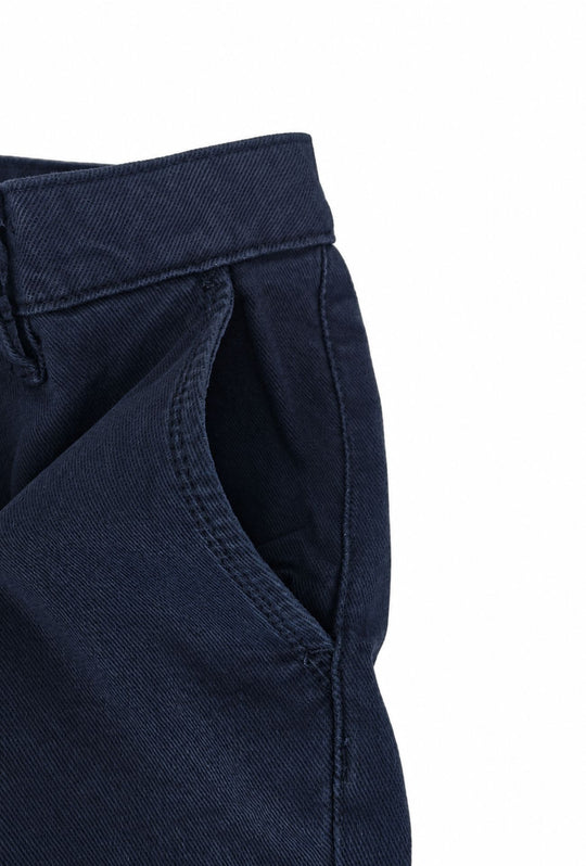 Pantalone uomo jeansato invernale  con tasche America Regular Fit- BLU