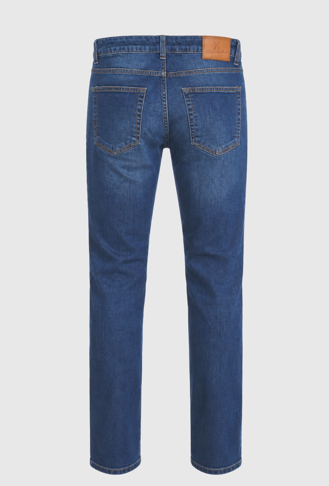 Pantalone Jeans uomo Slim Fit Bottega Napoletana-LAVAGGIO SCURO