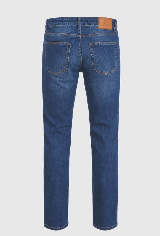 Pantalone Jeans uomo Slim Fit Bottega Napoletana-LAVAGGIO SCURO