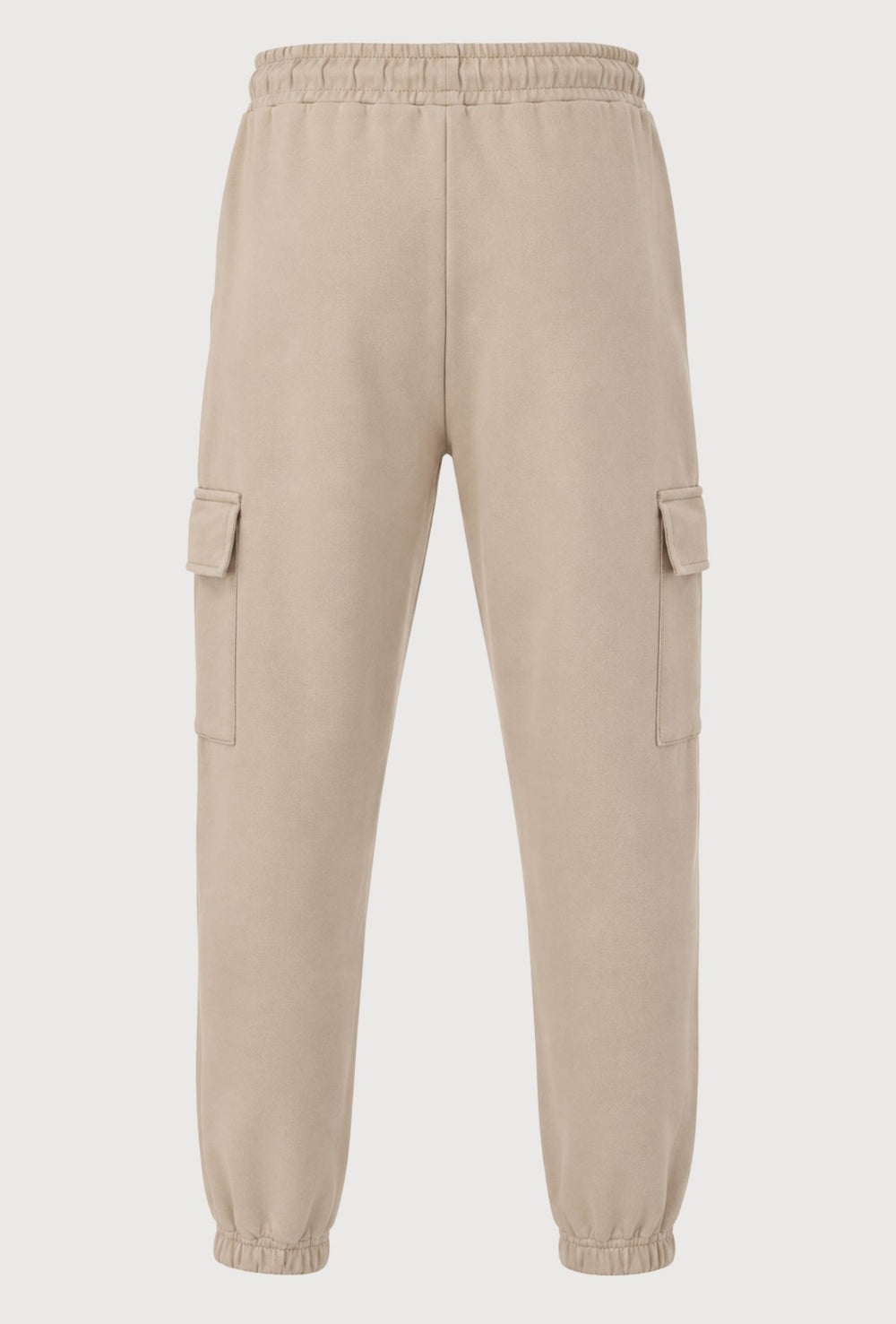 Pantalone Tuta Uomo MEED MILANO Con Tasconi Laterali  in Cotone Logo Stampato- BEIGE