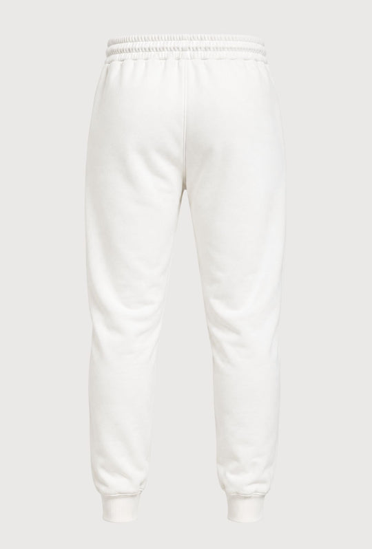 Pantalone Tuta Uomo MEED MILANO in cotone Logo Ricamato- BIANCO
