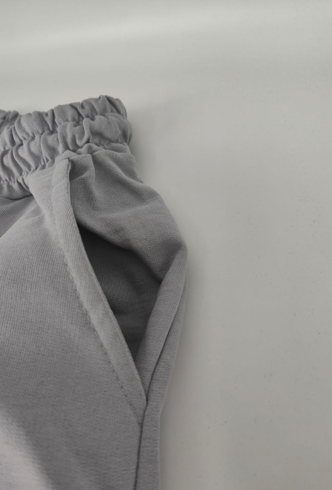 Pantalone Tuta Uomo Cotone MEED MILANO Gamba Larga Logo Gommato- GRIGIO