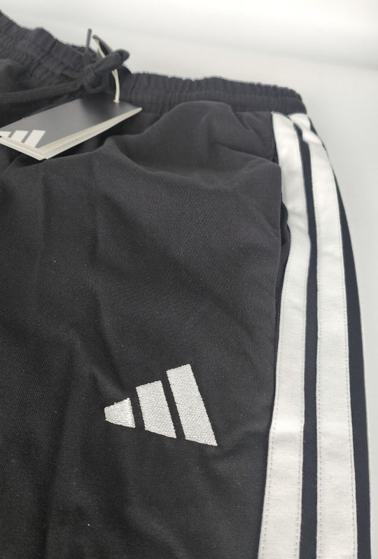 Pantalone Tuta Uomo Adidas  in Cotone Vestibilità Regolare- NERO