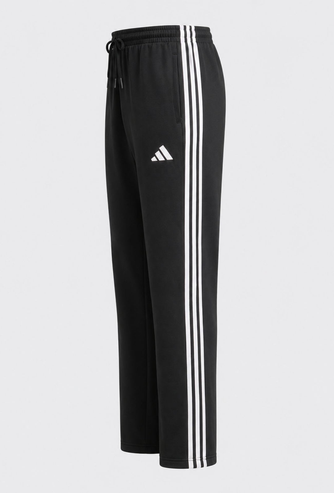 Pantalone Tuta Uomo Adidas  in Cotone Vestibilità Regolare- NERO